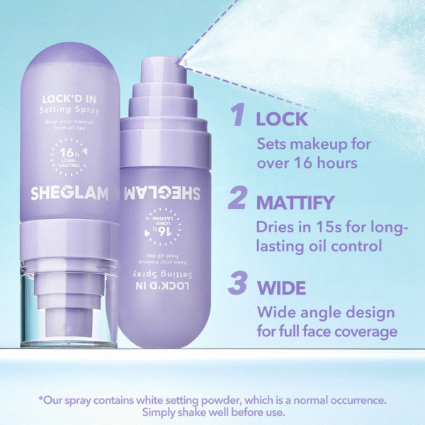Sheglam Lock’d in setting spray