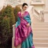 Rajpath White Mango ( zari weaving ) - Image 15