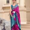 Rajpath White Mango ( zari weaving ) - Image 17