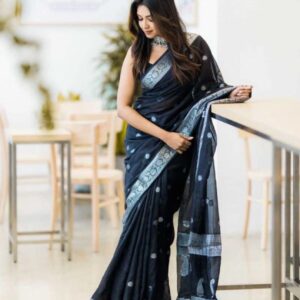 Kiara soft cotton silk saree