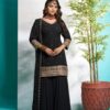 Aayaa - Georgette kurti bottom with dupatta - Image 7
