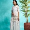Aayaa - Georgette kurti bottom with dupatta - Image 2