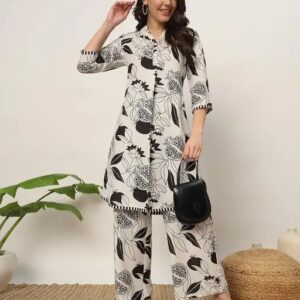 Apsara Cotton Blend Regular Wear Co Ord Set