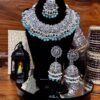NAIRA - polki silver set ( 3pcs with pasha ) - Image 2