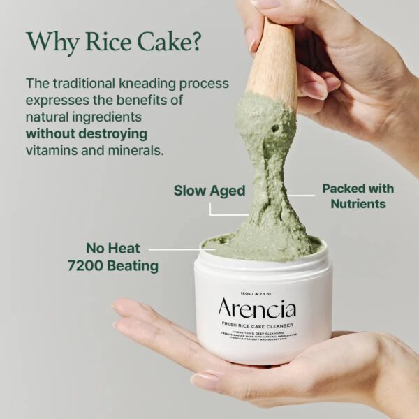 Arencia Fresh Green Rice Mochi Cleanser - 120g