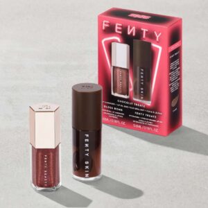 FENTY SKIN
Chocolit Treatz Lip Luminizer + Lip Oil Duo (Holiday Limited Edition)