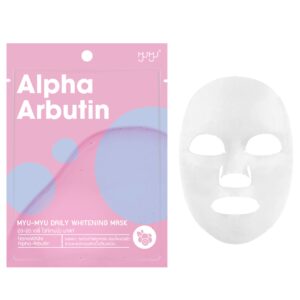 Myu-Myu Daily Whitening Mask with Alpha Arbutin