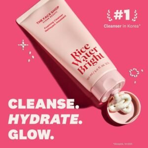THE FACE SHOP RICE WATER BRIGHT FOAMING CLEANSER 100ML